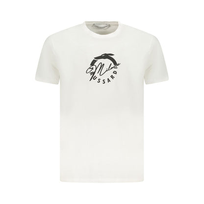 Trussardi White Cotton Men T-Shirt