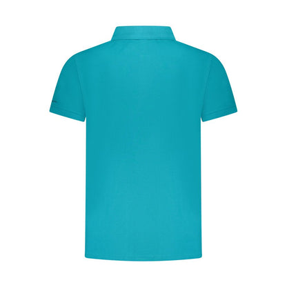 Trussardi Light Blue Cotton Mens Polo Shirt