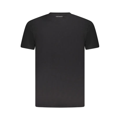Trussardi Black Cotton Men T-Shirt