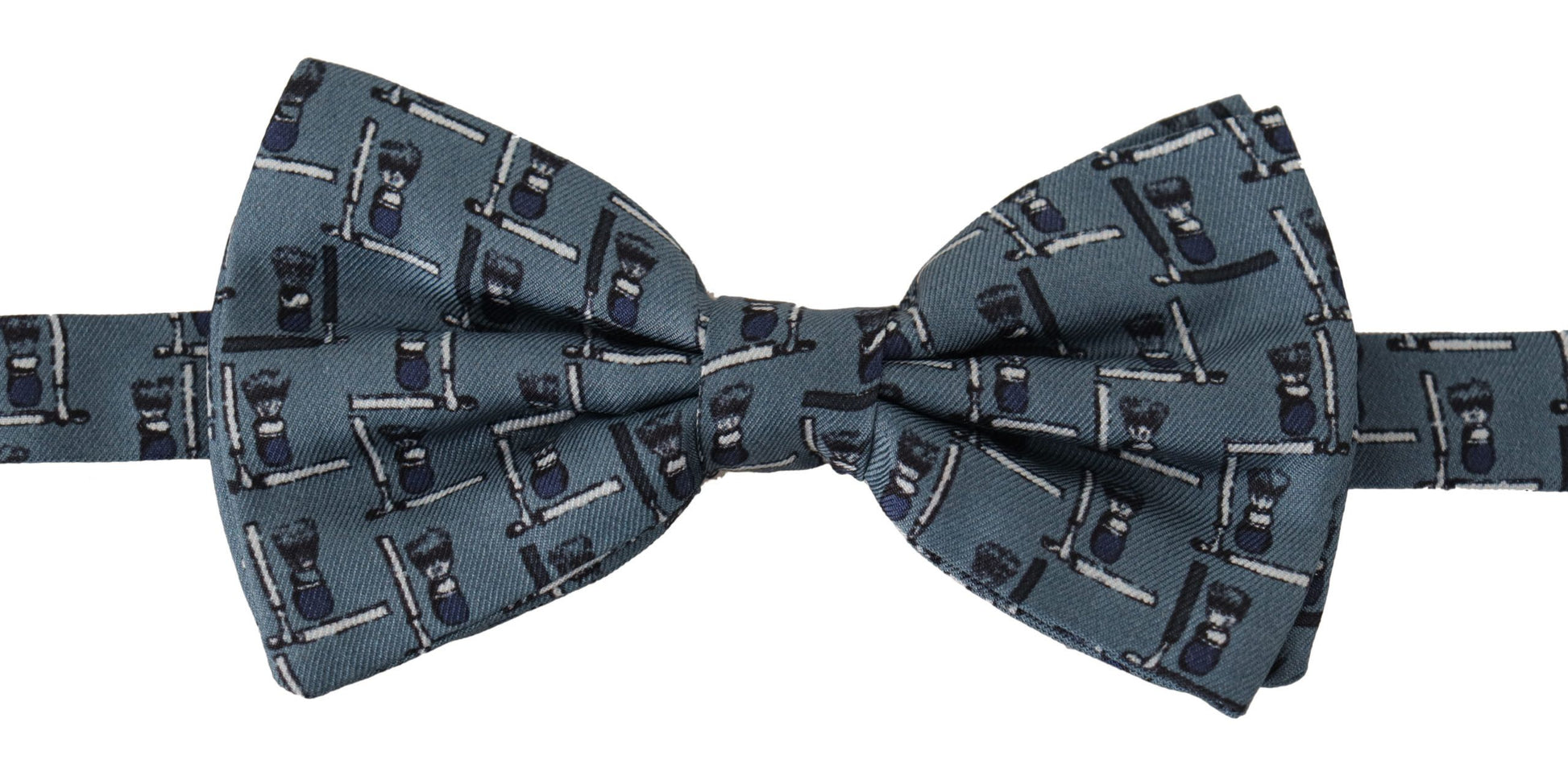 Dolce & Gabbana Elegant Silk Blue Bow Tie